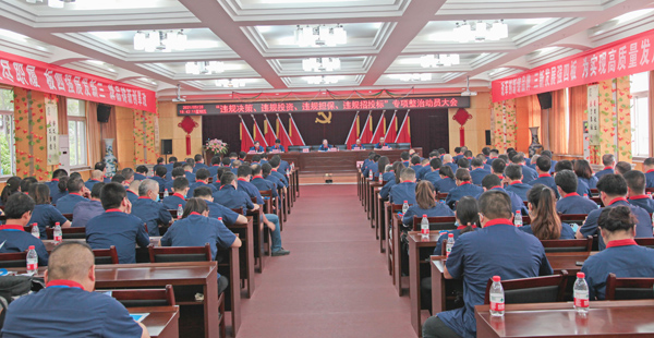 公司召開“違規(guī)決策、違規(guī)投資、違規(guī)擔(dān)保、違規(guī)招投標(biāo)”專項(xiàng)整治動(dòng)員大會(huì)